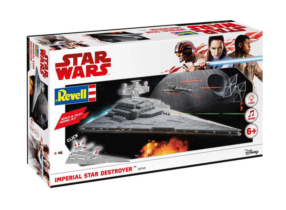 Revell 06749 Maquette à construire/jouer du Destroyer Stellaire Impérial à l'échelle 1/4000