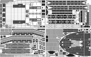 Pontos 27010FB USS CV-6 Enterprise 1942 Detail up set (20B Deck Blue) 1/200 – immagine 12