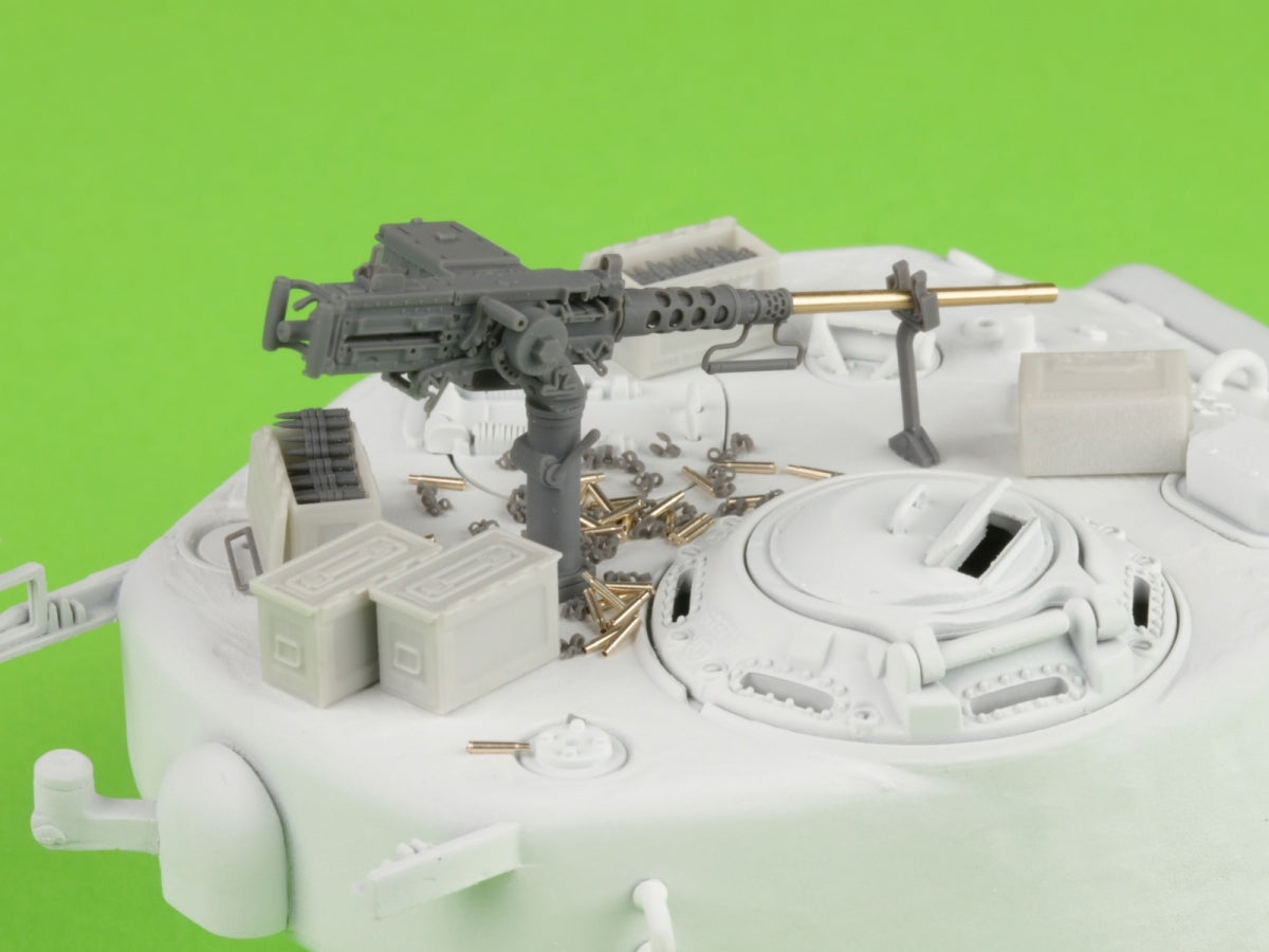 Maquette Master GM-35-063 Browning M2HB calibre .50 (12,7 mm) - mitrailleuse montée sur char - Seconde Guerre mondiale (berceau M23 ancien avec râtelier à munitions ancien) 1/35 – image 18