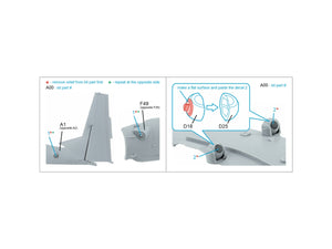 Quinta Studio QP48037 Ka-52 Optical elements for the Vitebsk protection complex (Zvezda) 1/48 – immagine 8