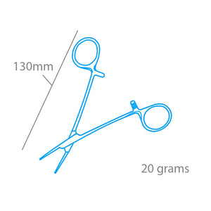Modelcraft PCL5044 Straight Locking Forceps Jaws (Smooth) (130mm) – zdjęcie 2