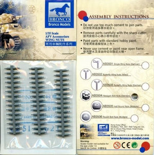 Bronco AB3504 Hexagon Bolt Nuts 1/35