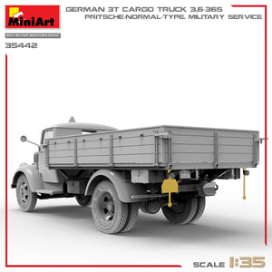 Miniart 35442 GERMAN 3T CARGO TRUCK 3,6-36S. PRITSCHE-NORMAL-TYPE. MILITARY SERVICE 1/35 – immagine 10