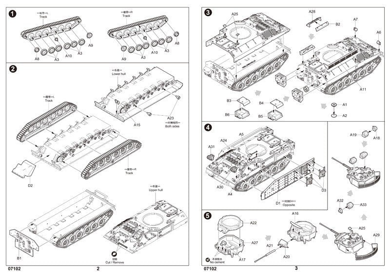 Trumpeter 07102 British Warrior Tracked Mechanised Combat Vehicle up-armored 1/72 – Bild 2