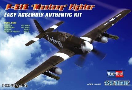 Hobby Boss 80242 P-51B Mustang Fighter 1/72