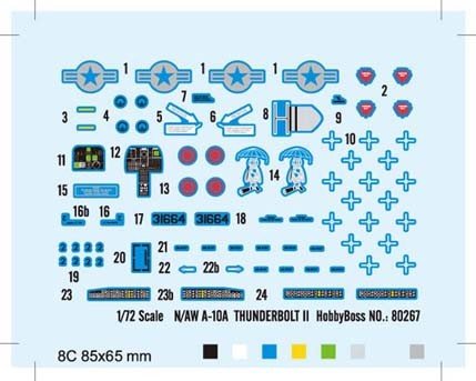 Hobby Boss 80267 N/AW A-10A THUNDERBOLT II 1/72 – imagen 3