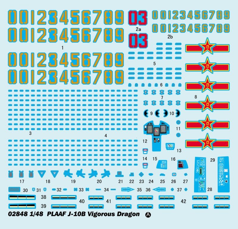 Trumpeter 02848 PLAAF J-10B Vigorous Dragon 1/48 – immagine 12
