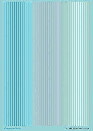 Techmod 32032 - Stripes for Lozenge 1/32