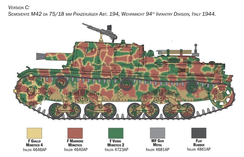 Italeri 6569 SEMOVENTE M42 de 75/18 1/35 – image 10