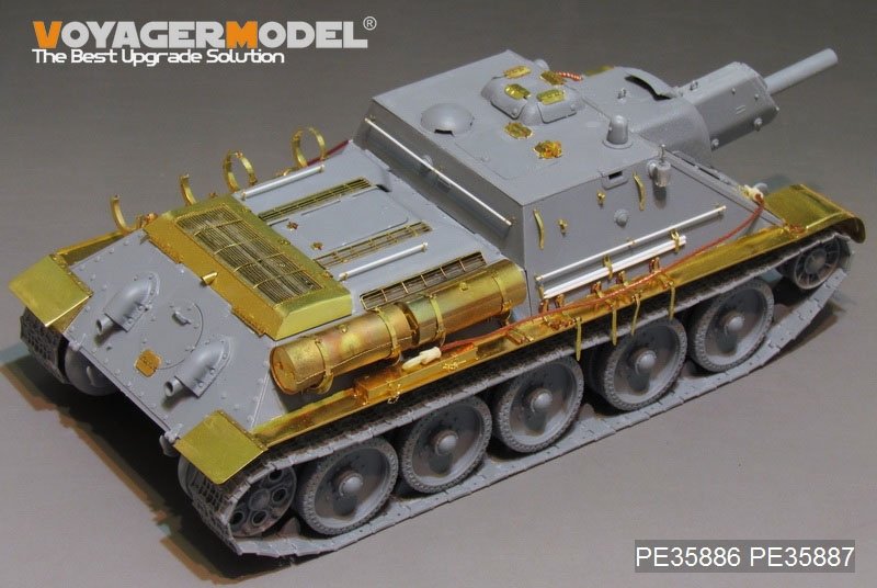 Voyager Model PE35887 WWII Russia SU-122 fenders for MINIART 1/35 – Bild 3