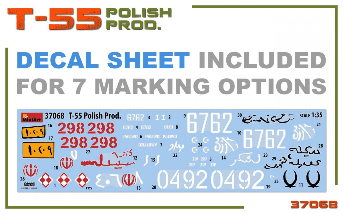 MiniArt 37068 T-55 POLISH PRODUCTION 1/35 – Bild 14