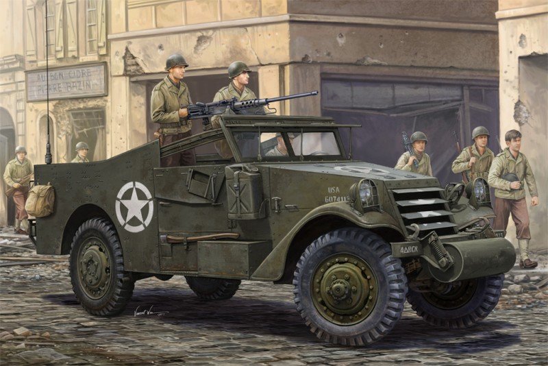 Hobby Boss 82452 U.S. M3A1 White Scout Car Late Production 1/35