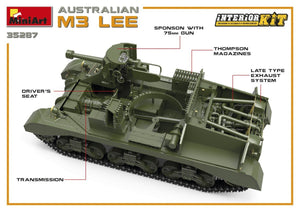 MiniArt 35287 AUSTRALIAN M3 LEE. INTERIOR KIT 1/35 – immagine 8