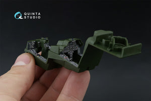 Quinta Studio QD48572 AH-64A 3D-Printed &amp;amp; coloured Interior on decal paper (Academy/Modelist) 1/48 – immagine 11