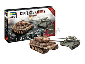 Revell 05655 Tiger I vs. T34/28 - Conflict of Nations WWII Series 1/72 – imagen 2