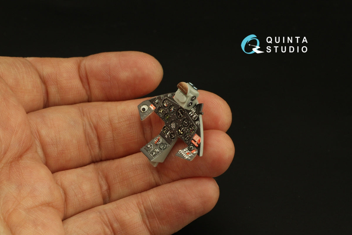 Quinta Studio QD32184 F8F-2 Bearcat 3D-Printed coloured Interior on decal paper (Trumpeter) 1/32 – zdjęcie 9
