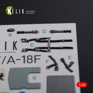 KELIK K48078 F/A-18F Super Hornet interior 3D decals for MENG kit 1/48 – Bild 10