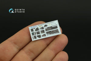 Quinta Studio QDS-48280 F/A-18C late 3D-Printed &amp;amp; colored Interior on decal paper (HobbyBoss)(Small version) 1/48 – image 9