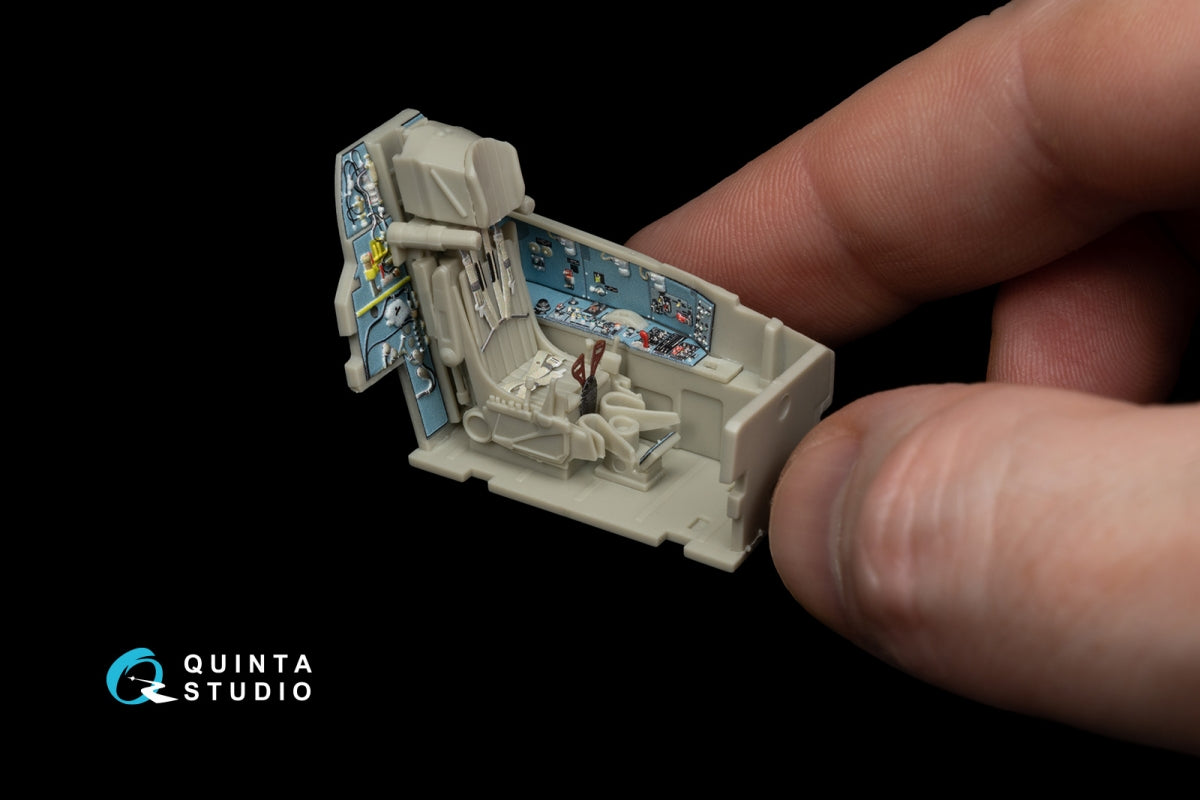 Quinta Studio QD48056 Su-17M4/22M4 3D-Printed coloured Interior on decal paper (for KittyHawk kit) 1/48 – zdjęcie 9