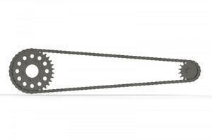 Falcon Scale Models FSM005 Ducati HM Replica - chain for Tamiya 14019 1/12 – image 4