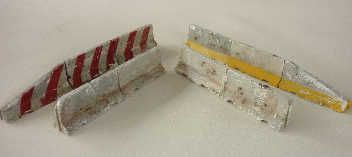 RT-Diorama 35266 Concrete barrier Set No.1 (10 pcs) 1/35 – immagine 4