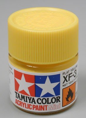 Tamiya XF3 Flat Yellow (81703) Acrylic paint 10ml – immagine 2