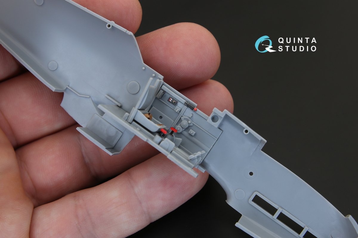 Quinta Studio QD48140 Ki-61-I 3D-Printed &amp;amp; coloured Interior on decal paper (for Hasegawa kit) 1/48 – Bild 5