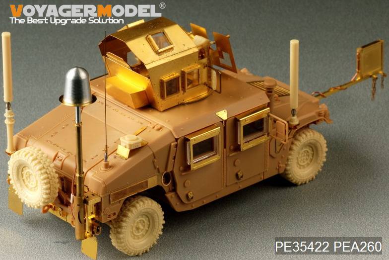 Voyager Model PEA260 Modern US HUMVEE ECM Antenna set TYPE2 (telescopic pole) (GP) 1/35 – imagen 5