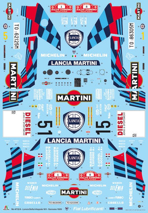 Italeri 4712 Lancia Delta HF Integrale Sanremo 1989 1/12 – immagine 16