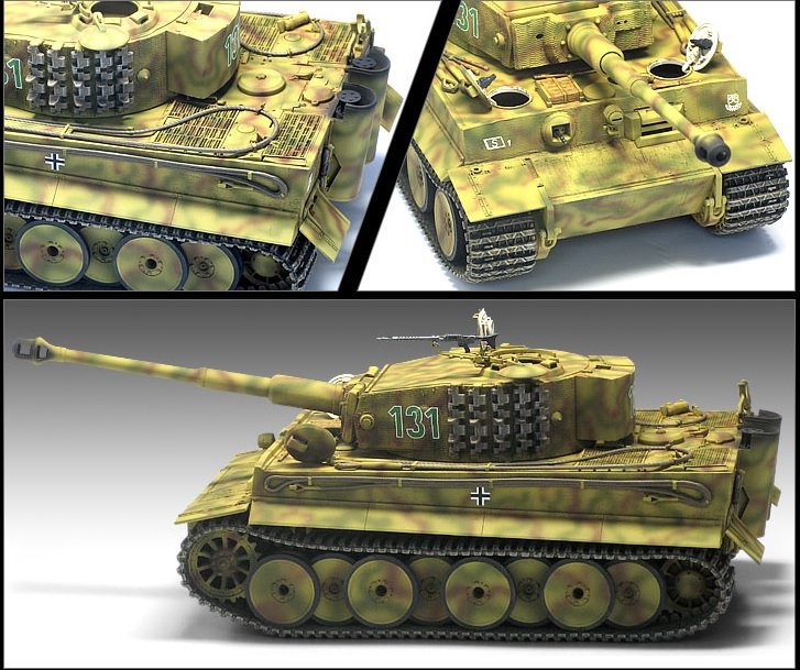 Academy 13287 GERMAN TIGER I Ver. MID 1/35 – zdjęcie 3