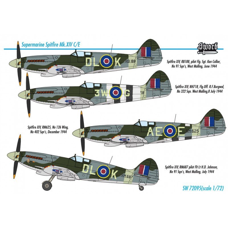 Sword 72095 Supermarine Spitfire Mk.XIV C/E 1/72 – Bild 2