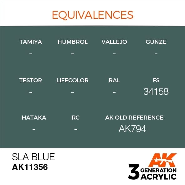 AK Interactive AK11356 SLA Blue 17ml – imagen 3