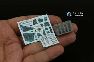 Intérieur imprimé en 3D et coloré sur papier décalcomanie Quinta Studio QD+72184 Mi-24V (Hobby Boss/ARK Models) (avec pièces en résine imprimées en 3D) 1/72 – image 2