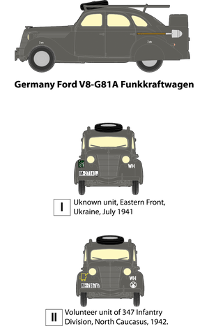 Roden 818 Ford V8-G81A Funkkraftwagen 1/35 – zdjęcie 2