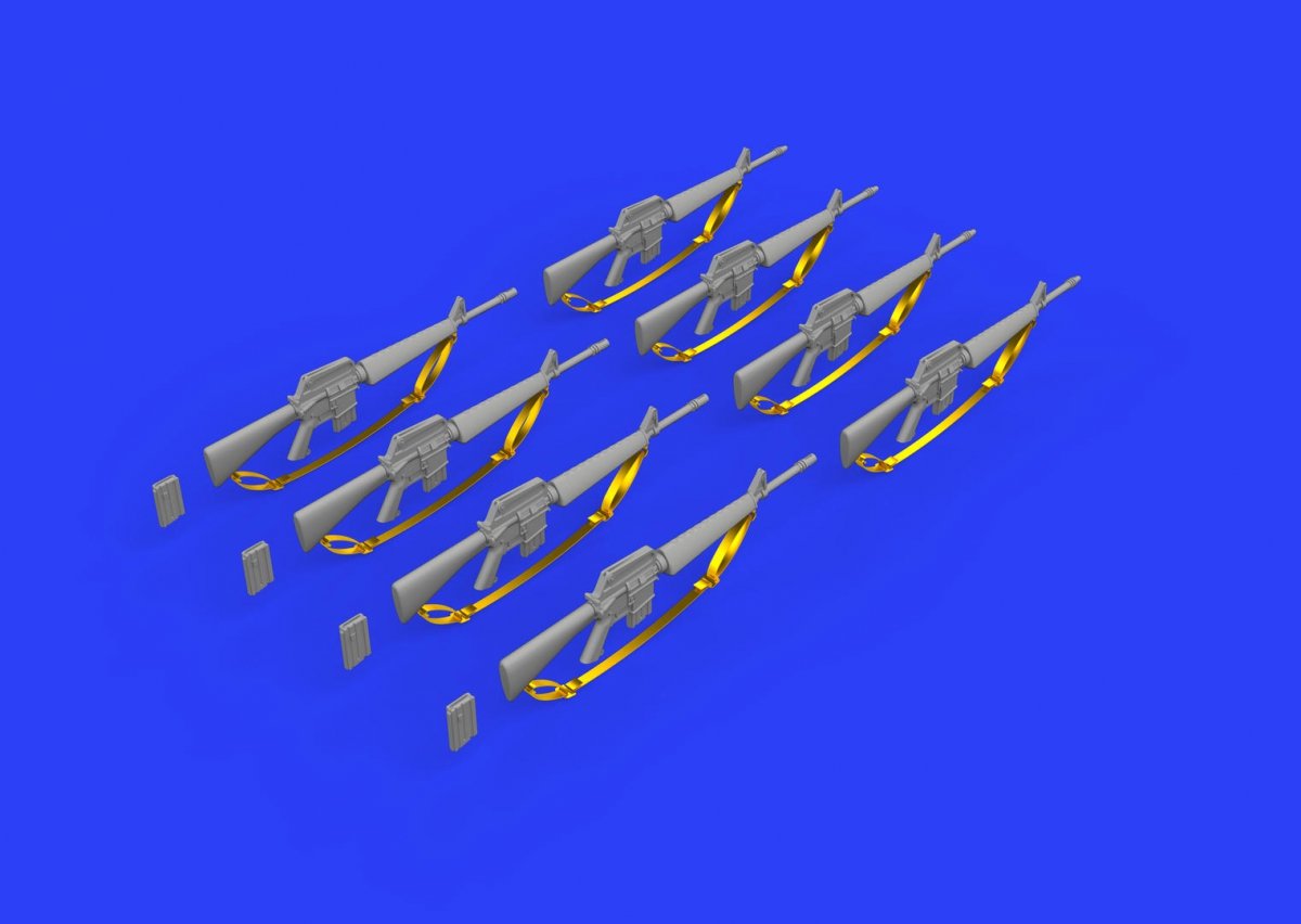 Eduard 635009 M16 rifle Vietnam War 1/35 – immagine 2