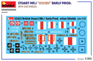 MiniArt 35423 Stuart Mk.I “Honey” Early Prod. w/Sun Shields 1/35 – immagine 2