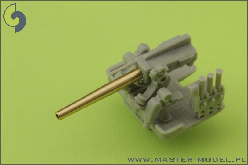 Master SM-200-002 USS Arizona BB-39 (1941) - secondary and AA armament barrels - 5in/51 (10pcs), 5in/25 (8pcs), Browning .50 (8pcs) barrels – Bild 3