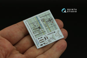 Quinta Studio QD48389 Macchi C.202 Folgore Early 3D-Printed &amp;amp; coloured Interior on decal paper (Hasegawa/Eduard) 1/48 – immagine 7