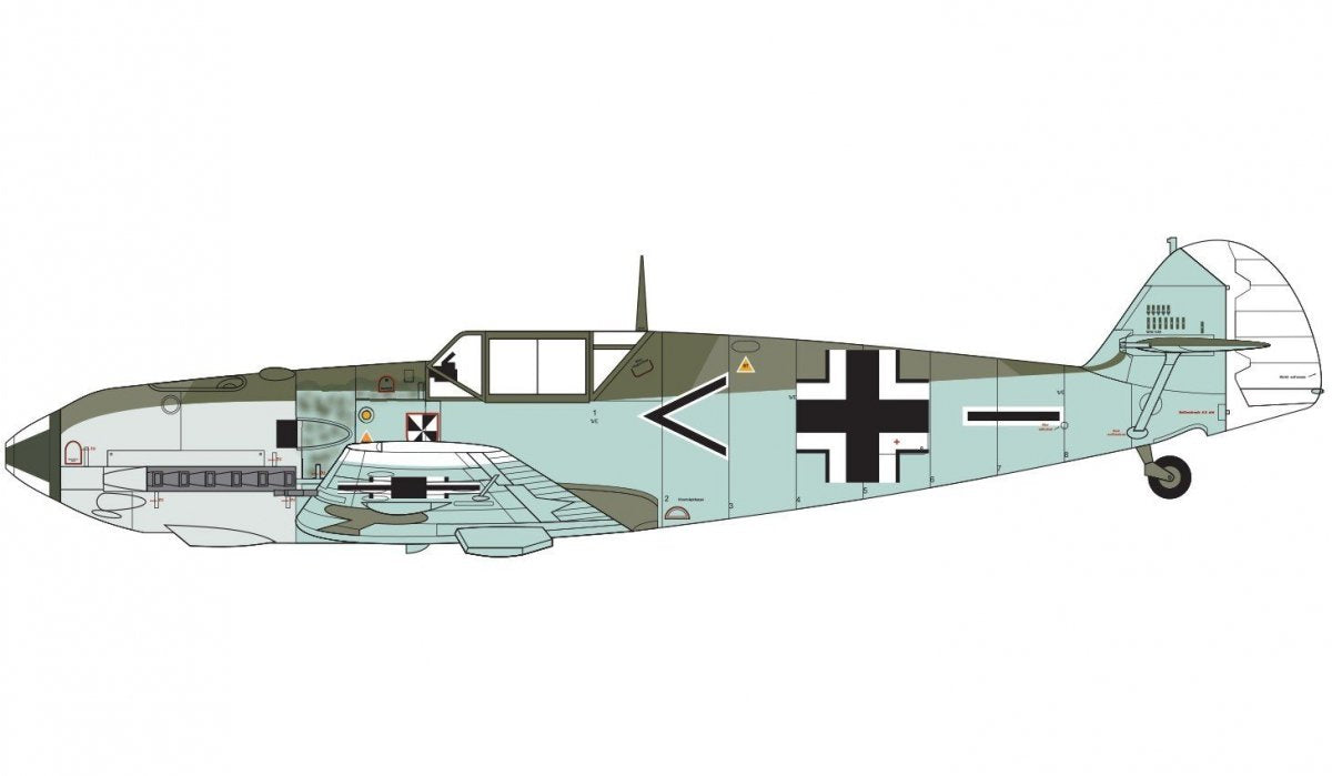 Airfix 05120B Messerschmitt Bf109E-3/E-4 05120B 1/48 – image 4
