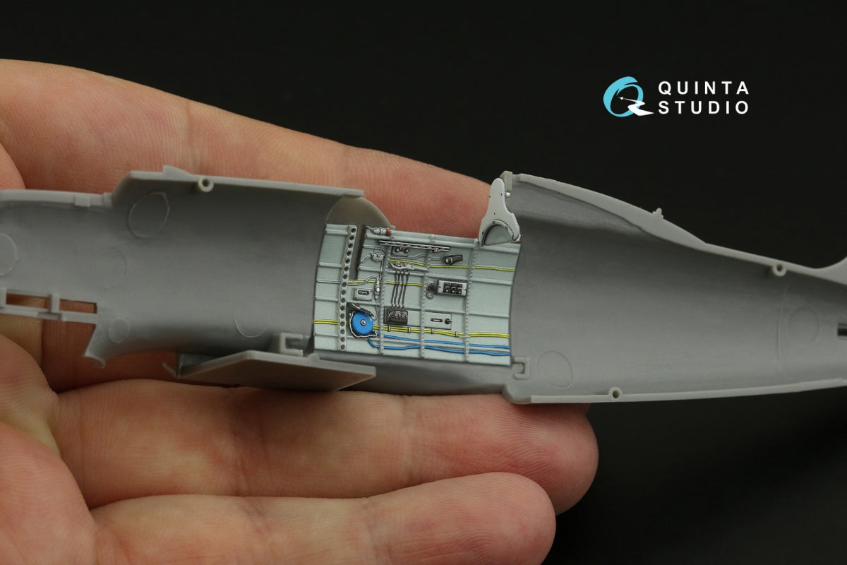 Quinta Studio QD48391 Macchi C.205 Veltro 3D-Printed &amp;amp; coloured Interior on decal paper (Hasegawa/Italeri) 1/48 – imagen 12