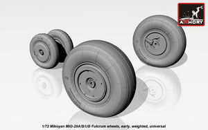 Armory Models AW72037 Mikoyan MiG-29A/B/UB Fulcrum weighted wheels, early 1/72 – immagine 5