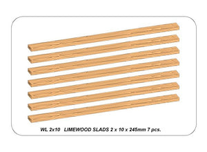 Aber WL 2x10 Listwy drewniane z lipy 2 x 10 x 245mm x 7 szt – Bild 4