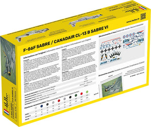 Heller 56277 F-86F SABRE / CANADAIR CL-13 B SABRE VI - Kit de démarrage 1/72 – image 2
