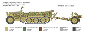 Italeri 6595 Sd. Kfz. 10 Demag D7 with 7,5 cm leIG 18 and crew 1/35 – Bild 4