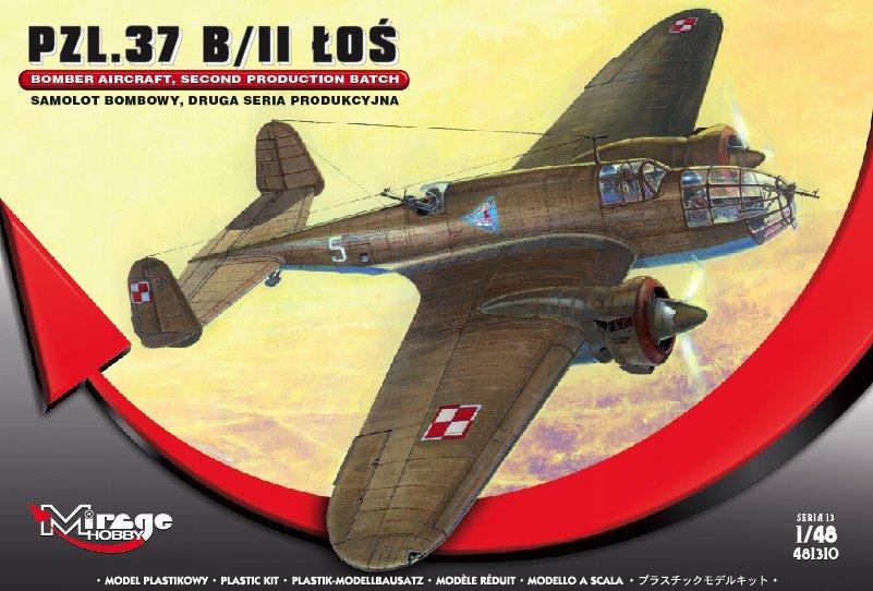 Mirage Hobby 481310 PZL.37B/II Orignal 1/48