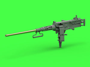 Maquette Master GM-35-069 Browning M2HB calibre .50 (12,7 mm) - mitrailleuse sur affût de char - début de la Seconde Guerre mondiale (berceau D69820 avec petite boîte à munitions D68375) 1/35 – image 11