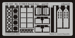 Eduard 72437 He 111H-6 bomb bay 1/72 HASEGAWA – zdjęcie 2