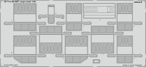Sièges cargo Eduard 481112 Mi-8MT TRUMPETER 1/48