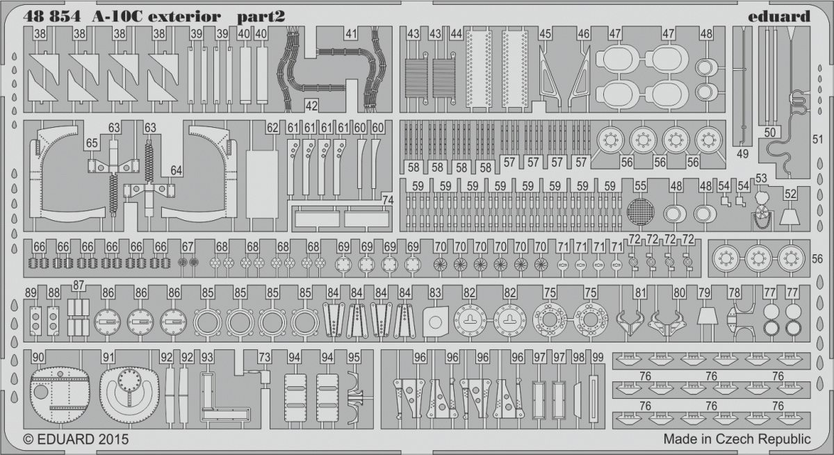 Eduard 48854 A-10C exterior 1/48 ITALERI – Bild 2