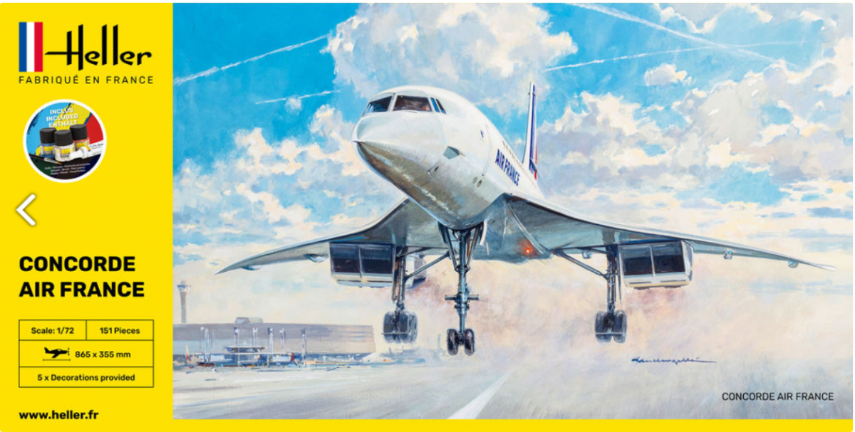 Heller 56469 STARTER KIT - Concorde AF 1/72 – immagine 2